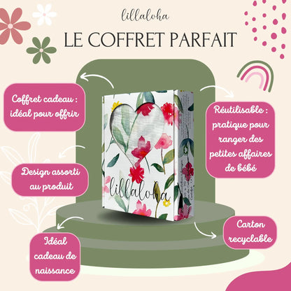 Coffret Cadeau Lillaloha Cadeau de naissance Peony